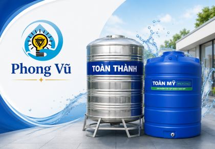 Bồn Nhựa Xuân Lộc Hay Bồn Inox? So Sánh Chi Tiết Để Lựa Chọn Đúng Nhu Cầu.