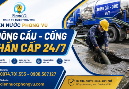 Thông cầu, cống khẩn cấp, vệ sinh máy lạnh