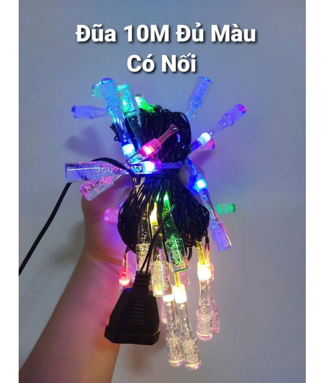 Đèn trang trí 10m đủ màu có nối